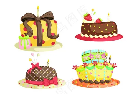 卡通蛋糕图片 卡通蛋糕图片