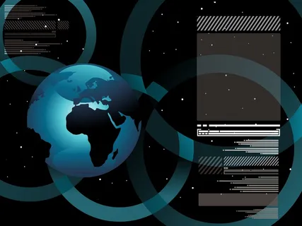 世界地图技术style4