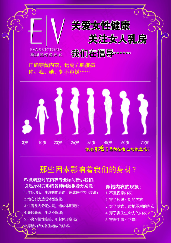女性试衣间文化psd模版下载