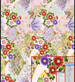 高清无缝拼接花纹布纹图片