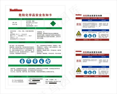 化学品危险告知卡 化学品危险告知卡