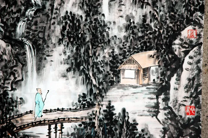 张丙官 山水画图片