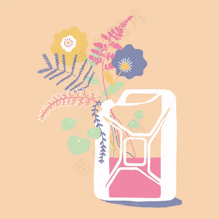 印花矢量图 植物 卡通植物 花朵 ...ai矢量模版下载