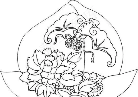 吉祥图案 黑白 中华传统 矢量 AI_0065