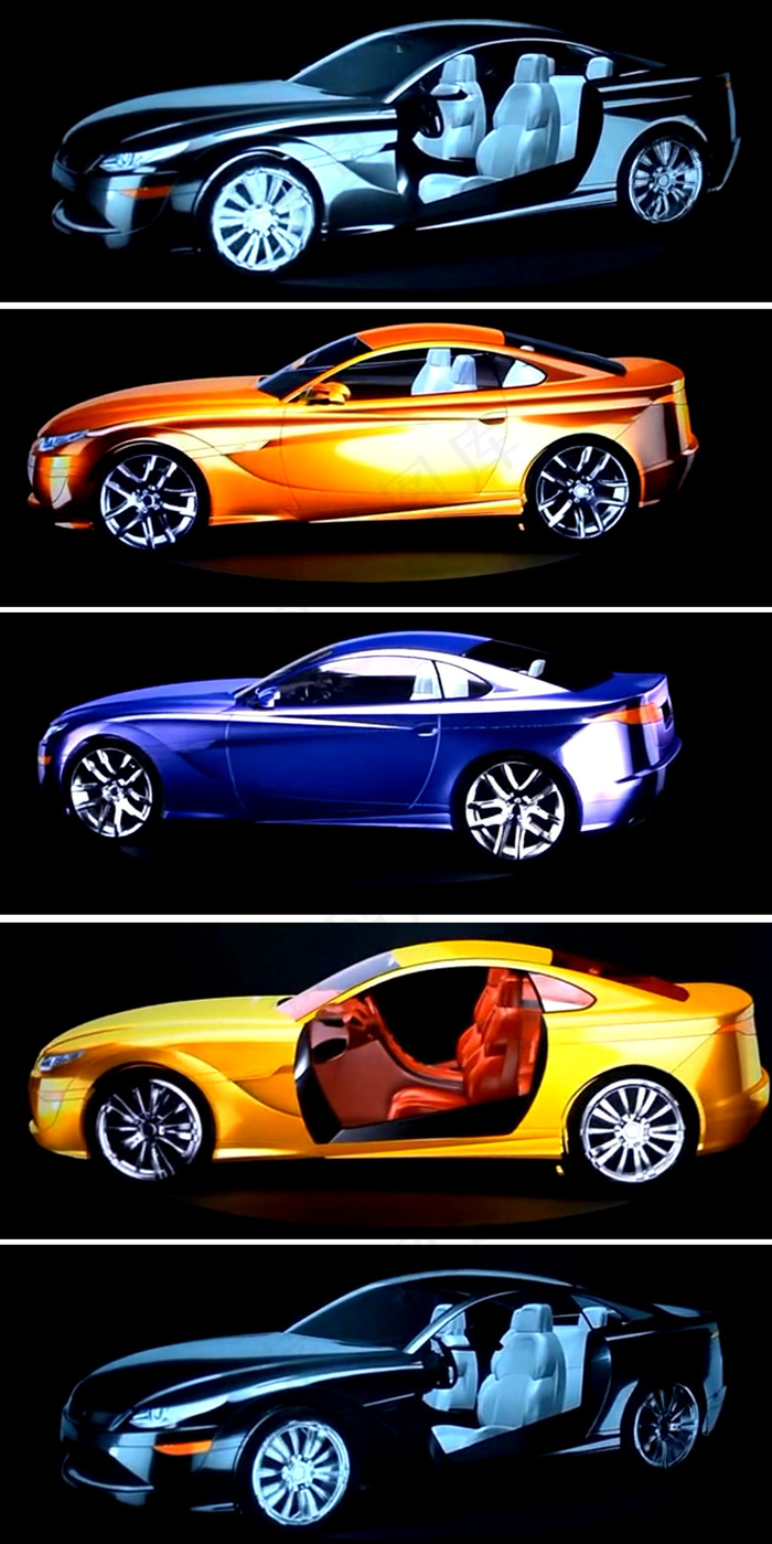 全息投影汽车展览展会视频