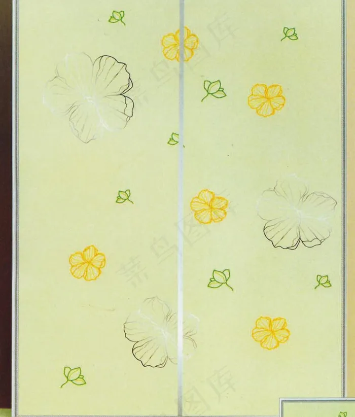 花纹移门cdr矢量模版下载