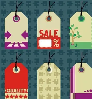 可爱的吊牌矢量素材 ai格式_02