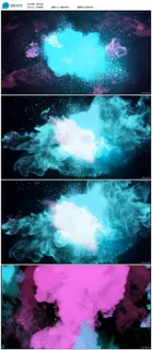 彩色烟雾动态视频下载