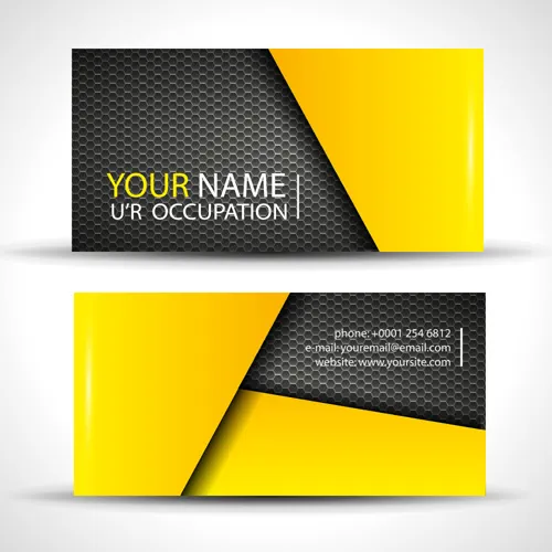 逼真木纹名片正反面eps,ai矢量模版下载