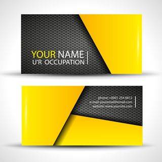 逼真木纹名片正反面