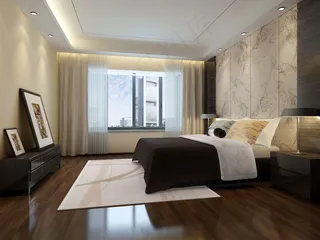 现代风格主卧效果图图片