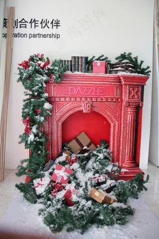 圣诞橱窗图片