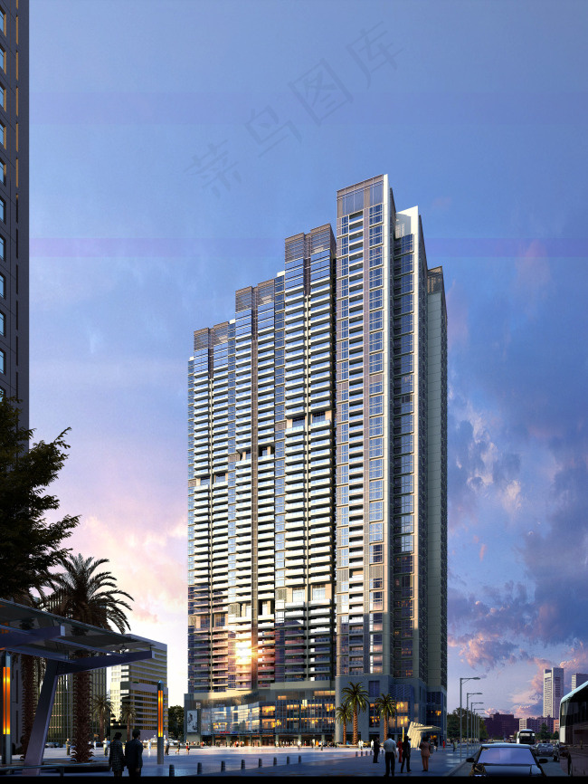 商务高楼建筑(2031X2708(DPI:30))psd模版下载