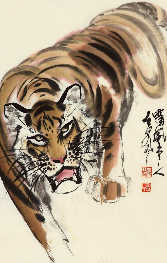 猛虎图图片