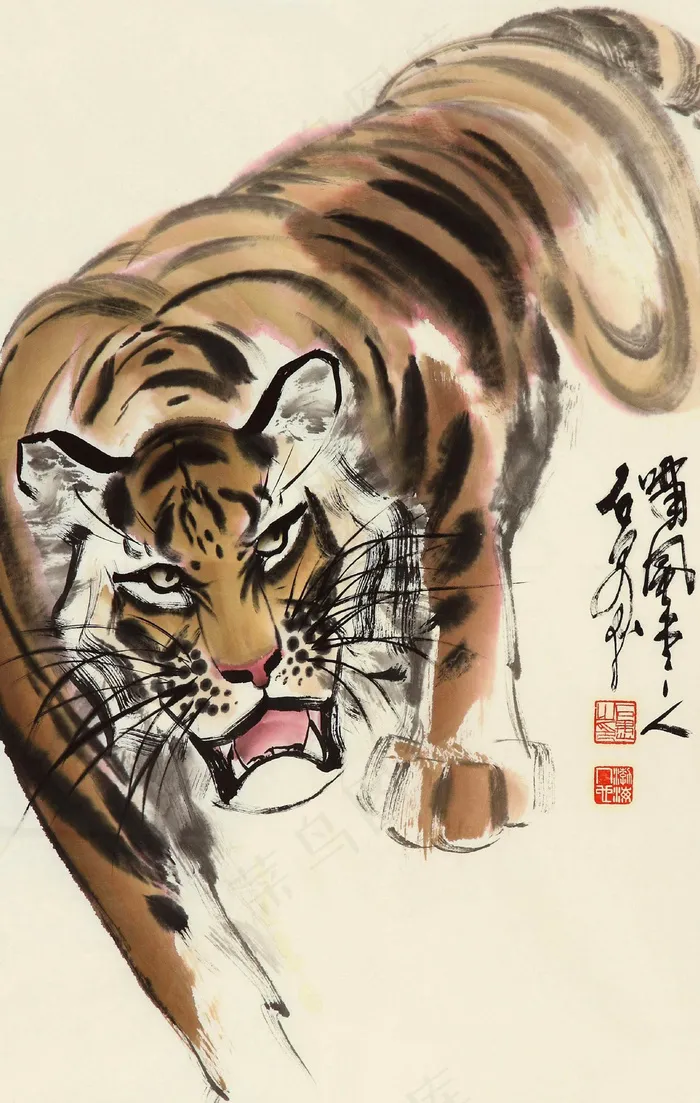 猛虎图图片