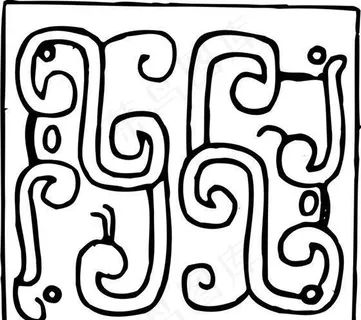 春秋战国时期 版画 装饰画 矢量 ...