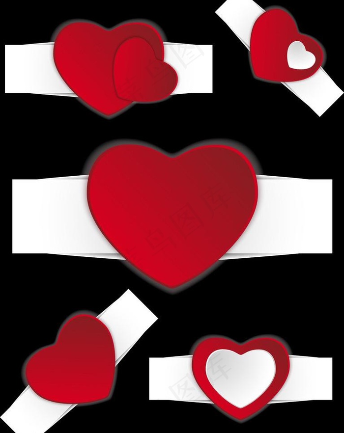 情人节背景矢量素材图片