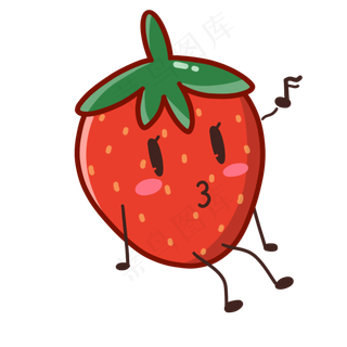 表情可爱水果草莓表情可爱水果草莓