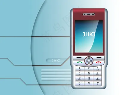 金属背景手机绘制