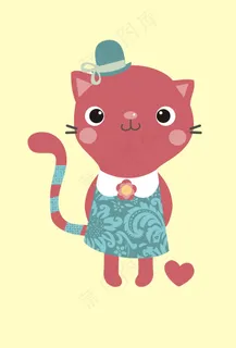 卡通动物猫咪 卡通动物猫咪