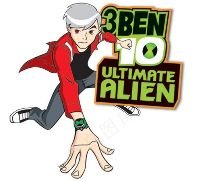 ben10 3代主角与logo(新...psd模版下载