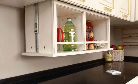 实木调料柜图片