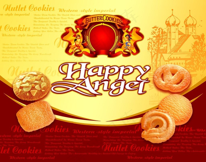 曲奇饼包装图片
