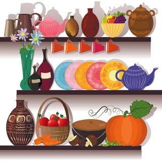 居家展架矢量素材