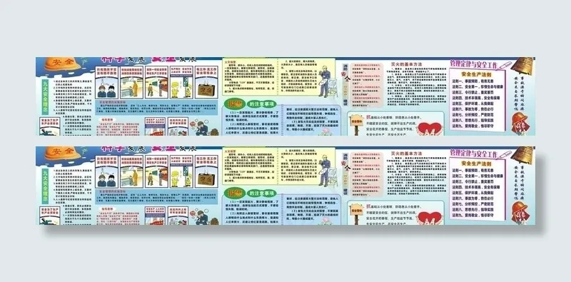 安全生产宣传栏图片cdr矢量模版下载