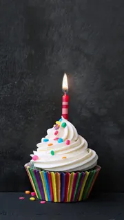 蛋糕蜡烛高清摄影图片