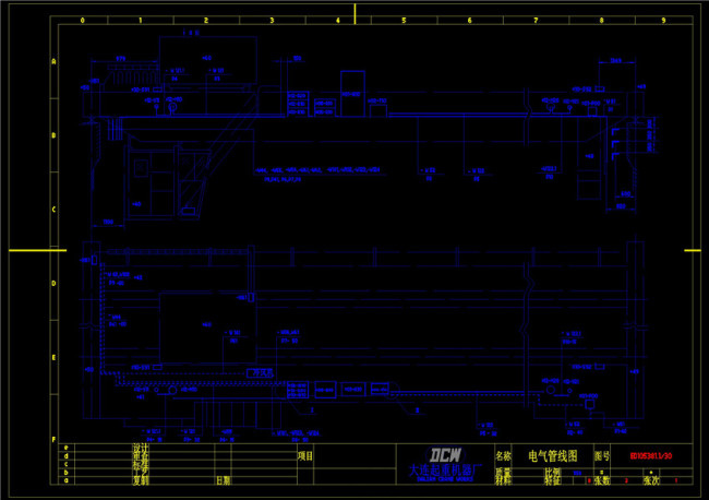 电气工程图CAD机械图纸