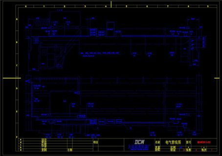 电气工程图CAD机械图纸
