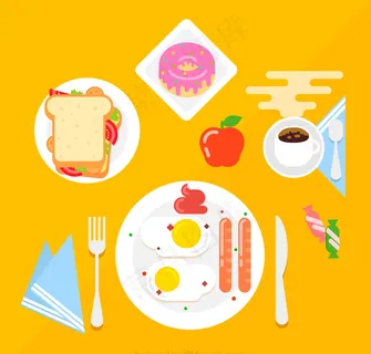 卡通食物素材设计 卡通食物素材设计