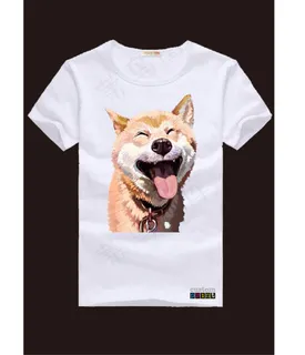 可爱狗狗T恤模板