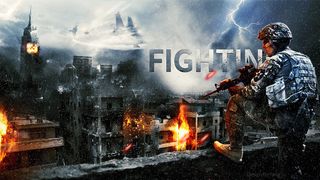 战争场景合成海报练习