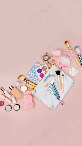 化妆工具高清摄影图片