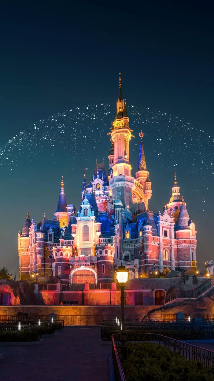 迪士尼乐园高清摄影图片