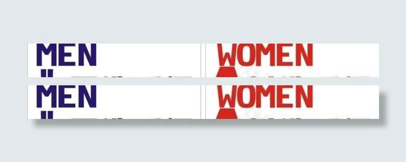 厕所指示牌图片