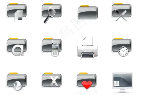 银色系列电脑桌面