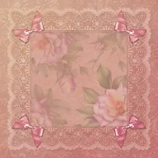 典雅花卉背景装饰花边图案素材——背... 典雅花卉背景装饰花边图案素材——背...