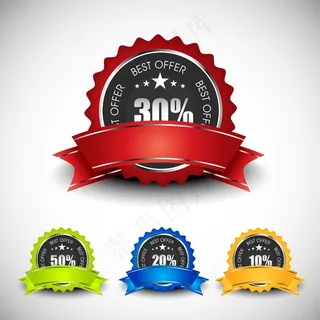 折扣的徽章