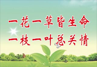 一花一草皆生命