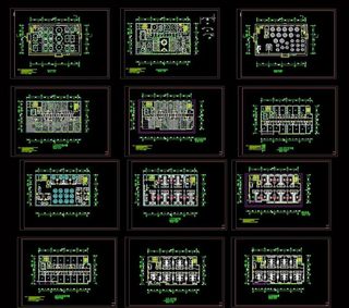宾馆装饰CAD平面图