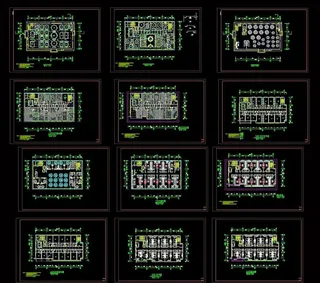 宾馆装饰CAD平面图