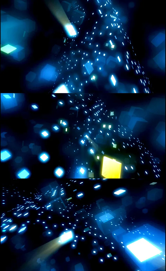 超高清3D空间粒子光斑