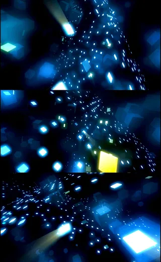 超高清3D空间粒子光斑