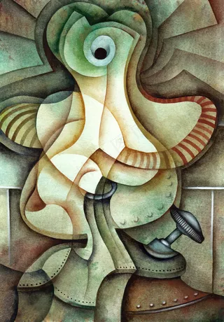 创意印象派油画