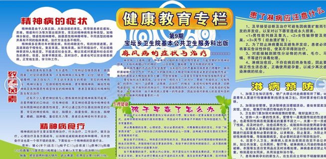 健康教育宣传栏图片