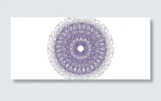 花纹圆形矢量图图片