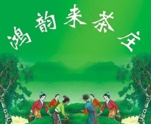 茶庄背景图片